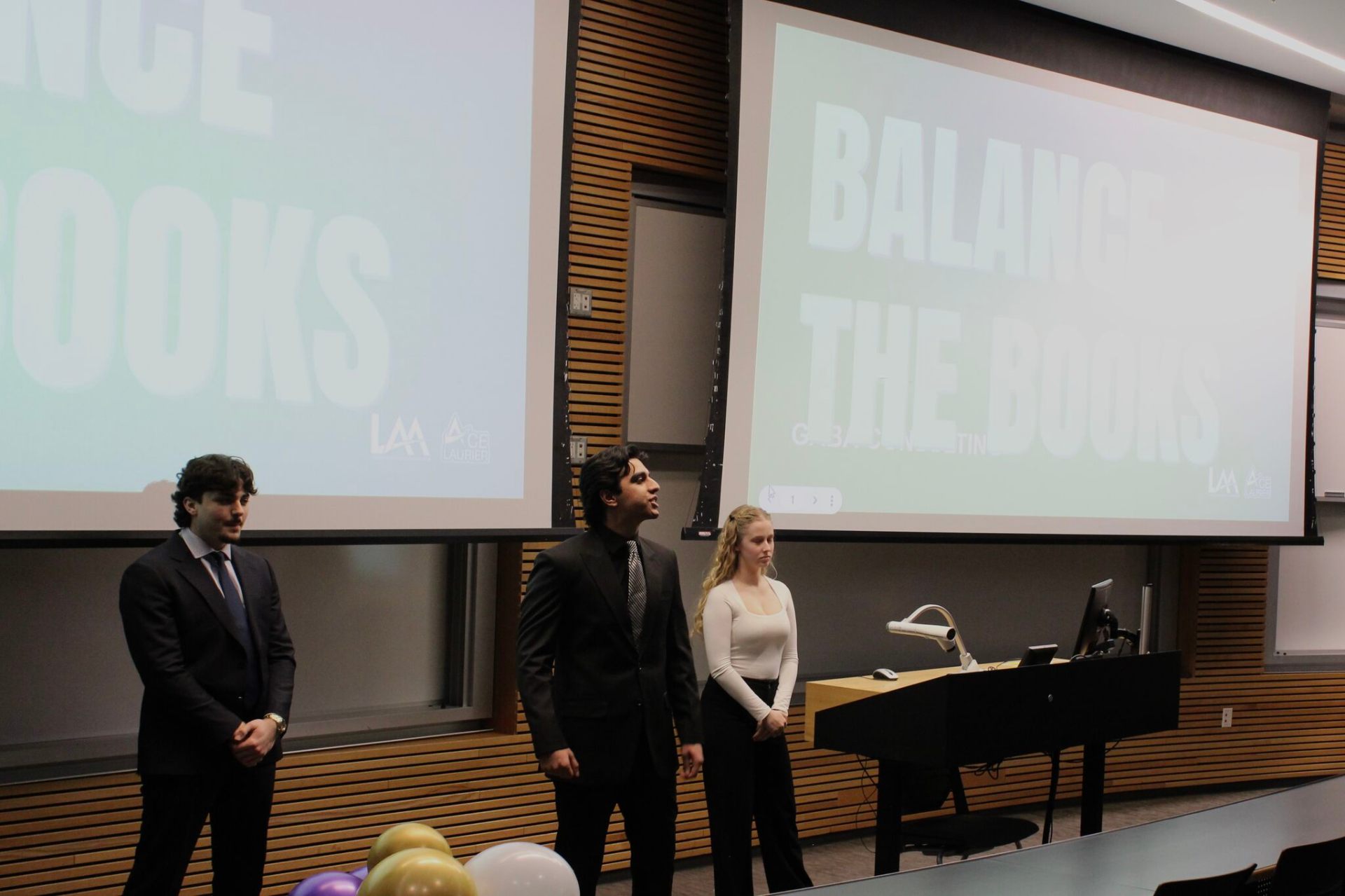 Dilraj Sagoo presenting at Balance the Books